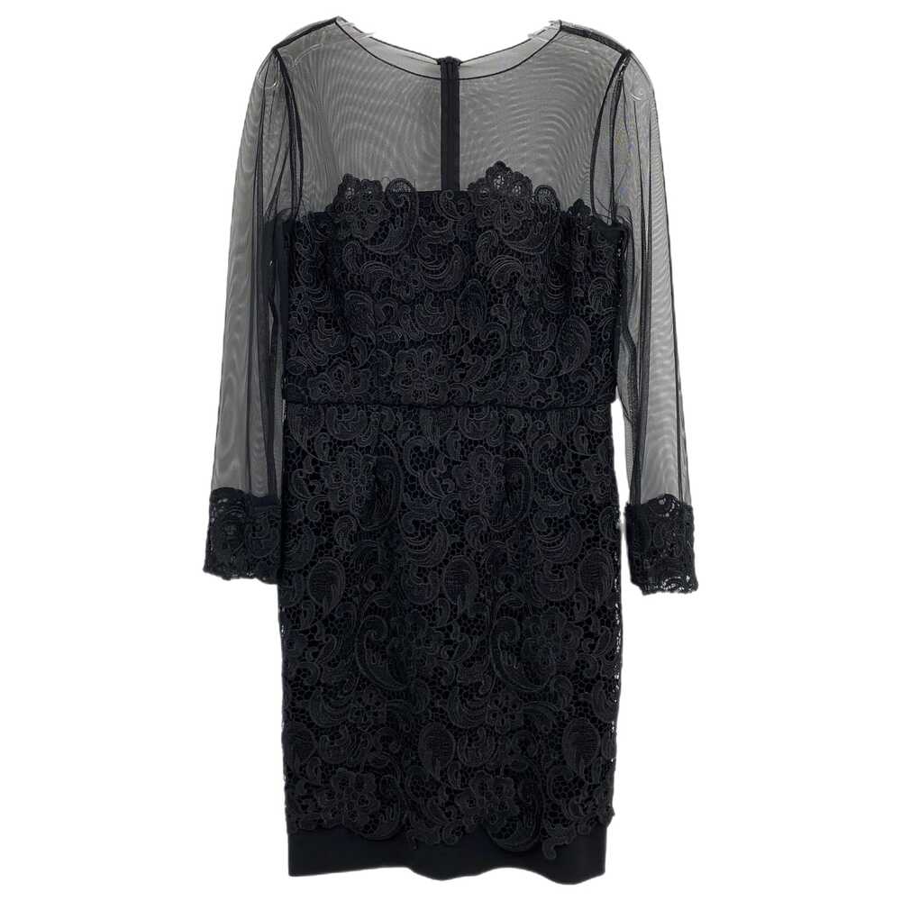 Patra Black Lace Overlay Mini Dress | Size 8P